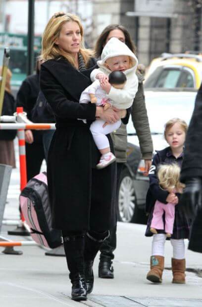 Kate Grace Kinnear with her mom, Helen Labdon, when she was a small baby.